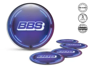 BBS Adesivi Resina Bombati Stile Premium Quantum Racing